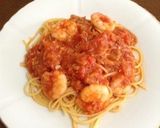小海老とツナのトマトソースパスタ作り方6写真