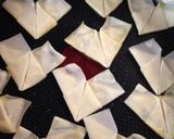 ワンタンの皮で簡単！バレンタインチップス作り方4写真