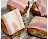 トースタdeしいたけ＊onチーズベーコン作り方2写真