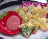 ワンタンの皮で簡単！バレンタインチップス作り方5写真