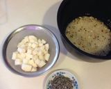 かぶと塩昆布の炊き込みご飯♡作り方1写真
