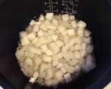 かぶと塩昆布の炊き込みご飯♡作り方2写真