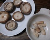 シイタケの豆腐のせ焼き作り方2写真