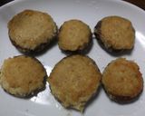 シイタケの豆腐のせ焼き作り方7写真