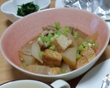 豚肉と大根と厚揚げの煮物作り方5写真