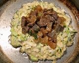 リメイク❤牛すじ煮込みde和風お好み焼き作り方3写真