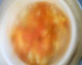 土鍋で白菜キムチと卵のコンソメスープ作り方7写真