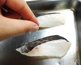 介護食【白身魚のずんだ味噌焼き】作り方1写真