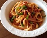 うどん de ナポリタン！作り方4写真