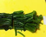 簡単ほうれん草ソテー作り方1写真