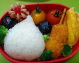 キャラ弁☆ポケモン　ヤンチャム作り方6写真