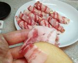 アップルロールポーク〜焼肉タレを煮絡めて作り方3写真