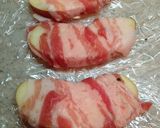 アップルロールポーク〜焼肉タレを煮絡めて作り方4写真