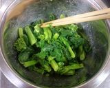 菜の花のからし和え作り方3写真