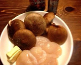 ホタテと椎茸のバターオイスターソース炒め作り方1写真