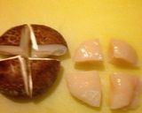 ホタテと椎茸のバターオイスターソース炒め作り方2写真