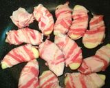 アップルロールポーク〜焼肉タレを煮絡めて作り方6写真