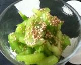 セロリの簡単酢の物作り方4写真