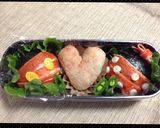 ディズニーバレンタイン弁当✴︎キャラ弁作り方5写真