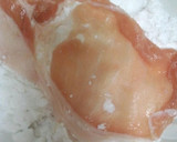 から揚げ（薄切り豚）おろし甘酢を添えて作り方2写真