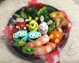 ディズニーバレンタイン弁当✴︎キャラ弁作り方6写真