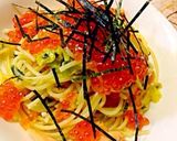 サーモンとイクラの親子パスタ作り方4写真