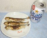 パパの焼き丸干しイワシ作り方4写真