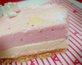 簡単!いちごの春色レアチーズケーキ作り方11写真