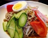 和風冷し中華的な◎野菜たっぷり蕎麦サラダ作り方4写真