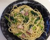 簡単 ブロッコリーとベーコンの和風パスタ作り方5写真