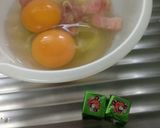 ベーコンとチーズのオムレツ作り方1写真
