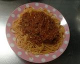 バター風味の昔なつかしミートスパゲティ作り方8写真
