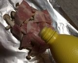 簡単☆しめじベーコンバターアルミ焼き☆作り方5写真