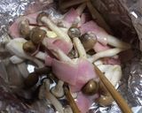 簡単☆しめじベーコンバターアルミ焼き☆作り方7写真