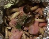 簡単☆しめじベーコンバターアルミ焼き☆作り方9写真