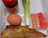 残った焼きほっけ入りチャーハン作り方1写真