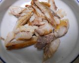 残った焼きほっけ入りチャーハン作り方2写真