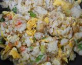 残った焼きほっけ入りチャーハン作り方11写真