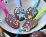 バレンタイン❤ウーピーパイdeチョコデコ作り方15写真