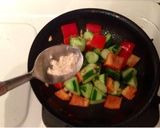 簡単中華おかず☆きゅうりとパプリカの炒物作り方5写真