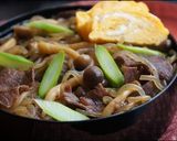 フライパンで簡単♪牛すき丼弁当。作り方5写真