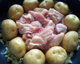 ポテトチキンビール煮ガリバタ風味 imo作り方3写真