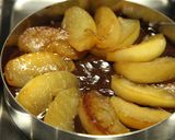 焼きりんごと生チョコレートのケーキ作り方9写真