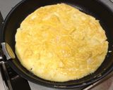 ✿チーズとハムで♪卵のぐーるぐる作り方2写真