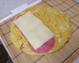 ✿チーズとハムで♪卵のぐーるぐる作り方3写真