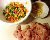2色の欲張りオムライス作り方1写真