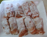 長芋豚肉巻きの照焼きオイスターソース作り方3写真