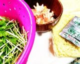 鮭と水菜の塩焼きそば作り方2写真