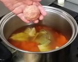 鮭缶&豚ミンチのふんわり団子スープ作り方4写真