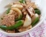 スナップエンドウと豚肉のオイスター炒め作り方5写真